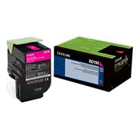 Lexmark CX310, CX410, CX510 Magenta Return Program Toner Cartridge for US Government (1,000 Yield) (