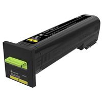 Lexmark CX820, CX825, CX860 High Yield Yellow Return Program Toner Cartridge for US Government (17,0