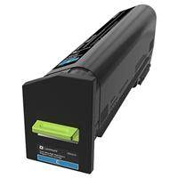 Lexmark CX860 Ultra High Yield Cyan Return Program Toner Cartridge for US Government (55,000 Yield)
