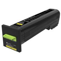 Lexmark CX825, CX860 Extra High Yield Yellow Return Program Toner Cartridge for US Government (22,00