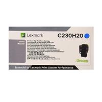 Lexmark C2325  MC2325 High Yield Cyan Toner Cartridge (2 300 Yield)