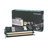 Lexmark C524, C534 High Yield Black Toner Cartridge (8,000 Yield)