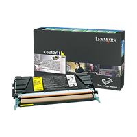 Lexmark C524, C532, C534 High Yield Yellow Toner Cartridge (5,000 Yield)