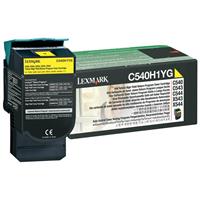 C540, C543, C544, C546, X543, X544, X546 Series High Yield Yellow Return Program Toner (2,000 Yield)