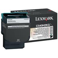 C540, C543, C544, C546, X543, X544, X546 Series High Yield Black Toner (2,500 Yield)