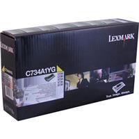 C734, C736, X734, X736, X738 Series Yellow Return Program Toner (6,000 Yield)