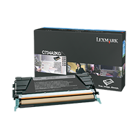 Lexmark C734, C736, X734, X736, X738 Black Toner Cartridge (8,000 Yield)