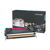 Lexmark C734, C736, X734, X736, X738 Magenta Toner Cartridge (6,000 Yield)