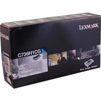 C736, X736, X738 Series High Yield Cyan Return Program Toner (10,000 Yield)