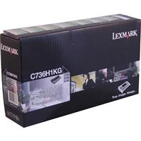 C736, X736, X738 Series High Yield Black Return Program Toner (12,000 Yield)