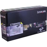 Government C736,X736,X738 High Yield Yellow Return Program Toner (10,000 Yield) (TAA Compliant versi