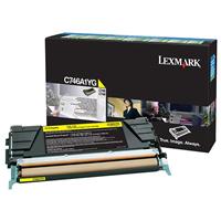 Lexmark C746  C748 Yellow Return Program Toner Cartridge for US Government (7 000 Yield) (TAA Compli