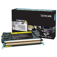 Lexmark C748 High Yield Yellow Return Program Toner Cartridge for US Government (10 000 Yield) (TAA