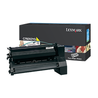 Lexmark C782, X782e Extra High Yield Yellow Toner Cartridge (15,000 Yield)