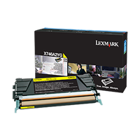 Lexmark X746, X748 Yellow Toner Cartridge (7,000 Yield)