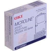 Microline 100 Series, 320, 320T, 321, 321T Black Fabric Ribbon (12, Box) (3M Characters)